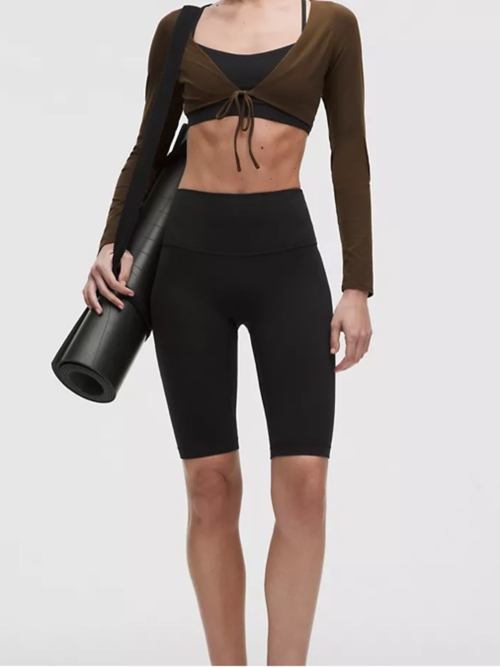 lululemon athletica Black Bike Shorts